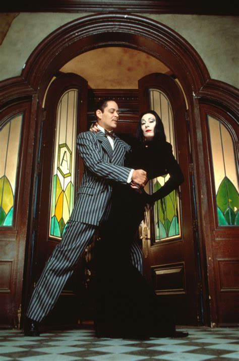 1. Here's Gomez retelling the story of the time he first met and instantly fell in love with Morticia: 2. Look at the face Gomez makes at the end of this declaration: 3. Every interaction between ...